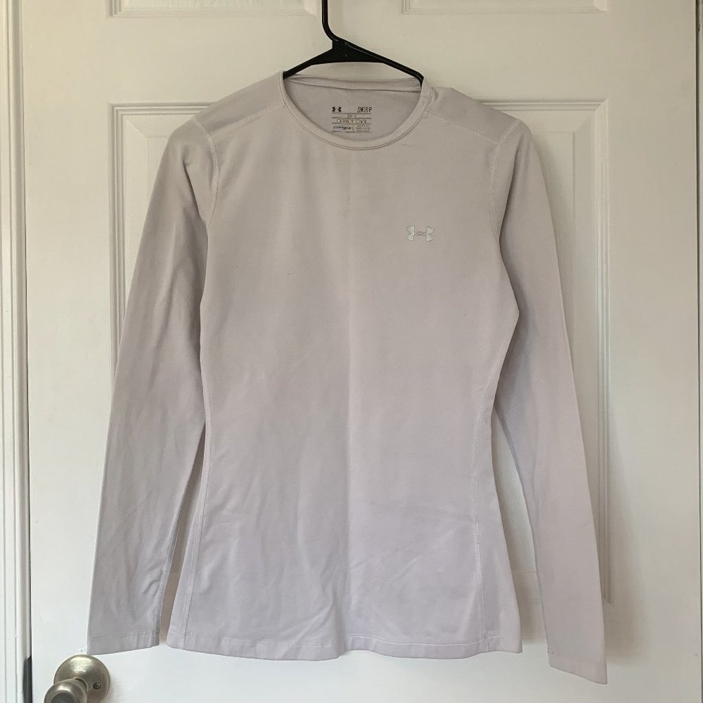 White Long sleeve Under Armour